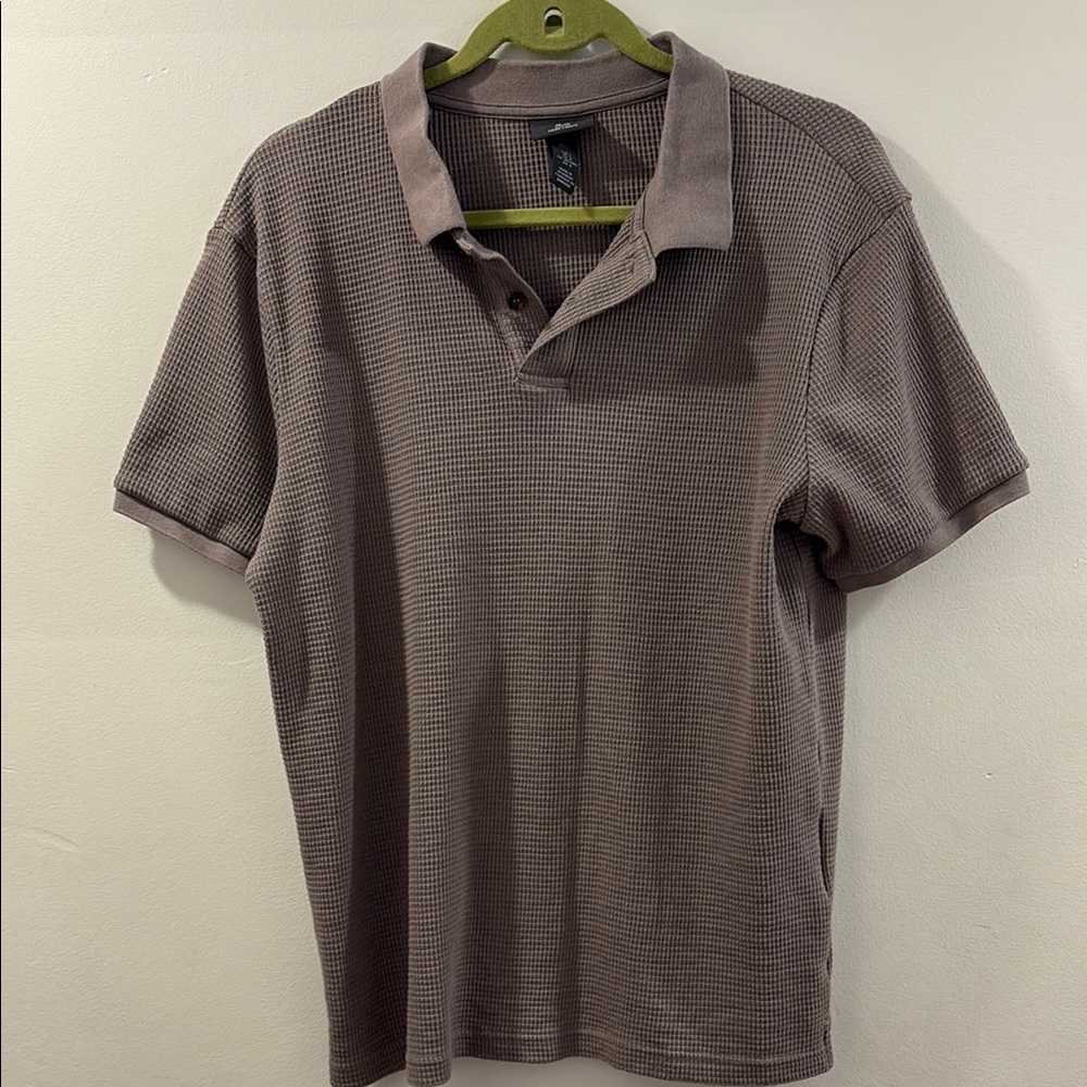 H&M Taupe Polo Shirt for Men
